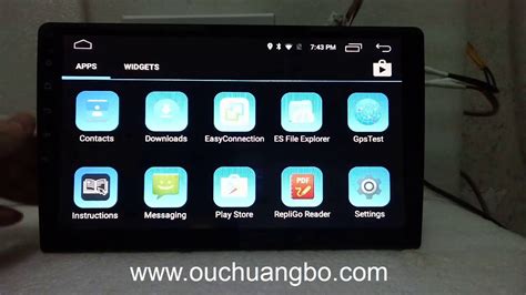 Ouchuangbo Universal Car Audio Gps Stereo Radio For YouTube