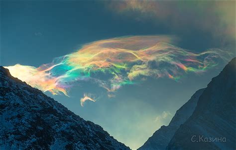 Magical Iridescent Clouds Snapped Above Skies Of Siberias Belukha