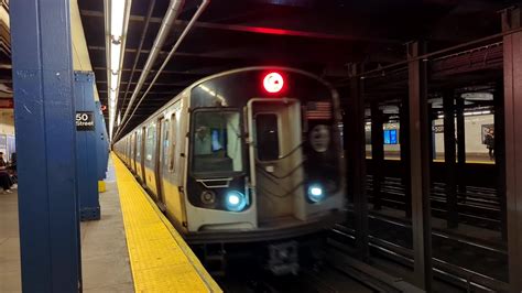 MTA New York City Subway Euclid Avenue Bound R179 C Train 50th