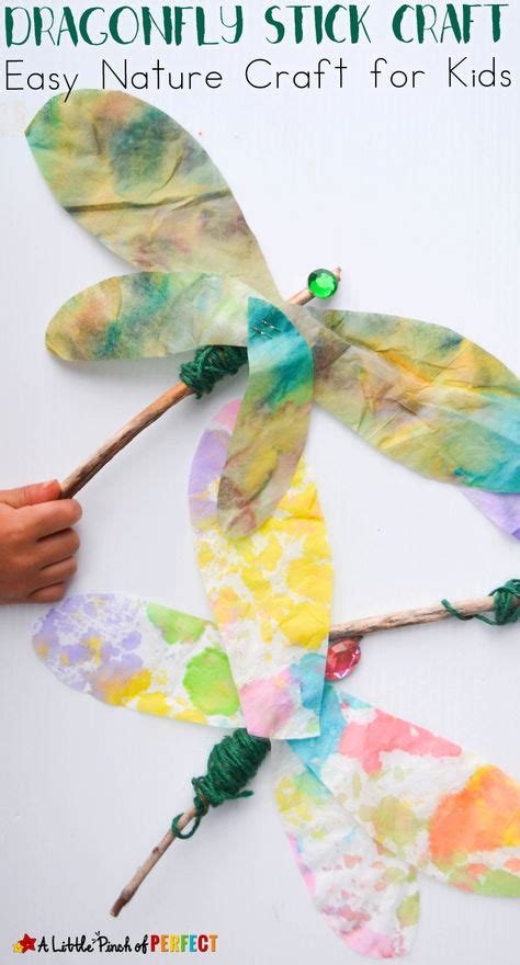 38 idées de Libellule libellule bricolage printemps art jeunes enfants