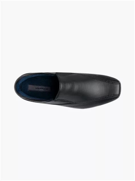 Memphis One Mens Memphis One Black Casual Slip On Shoes In Black