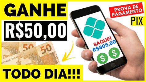 Ganhe R 50 00 Todo Dia App Pagando No Pix Aplicativo Para Ganhar