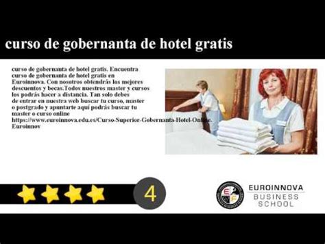 Aprende A Ser La Mejor Gobernanta De Hotel Gratis Con Nuestro Completo