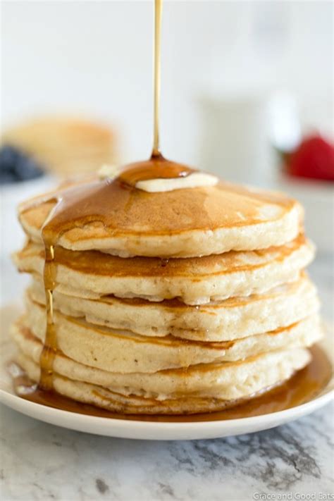 Best Ever Homemade Pancakes Recipe Grace And Good Eats