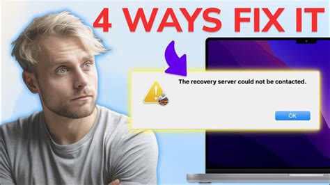 4 Ways To Fix The Recovery Server Could Not Be Contacted On Macbook