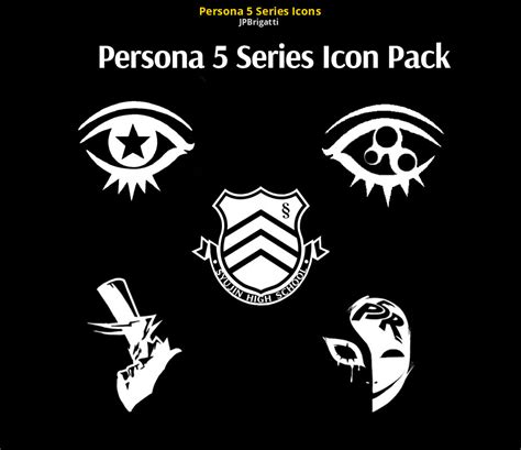 Persona 5 Series Icons Super Smash Bros Ultimate Mods