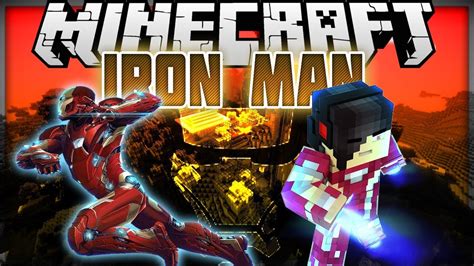 Minecraft Mod Showcase Iron Man BECOME AND CREATE YOUR IRON MAN