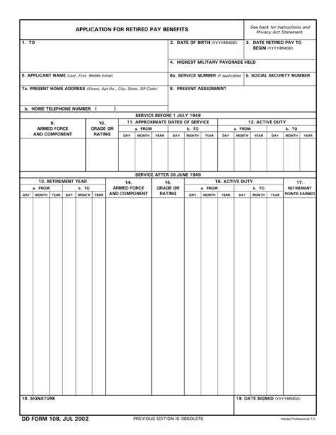 Dd Form 108 Fill Out And Sign Printable Pdf Template Fill Online Printable Fillable Blank