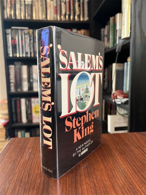 Stephen King Salems Lot Hardcover Dj First Edition Later