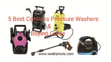 5 Best Cordless Pressure Washers Buying Guide 2023