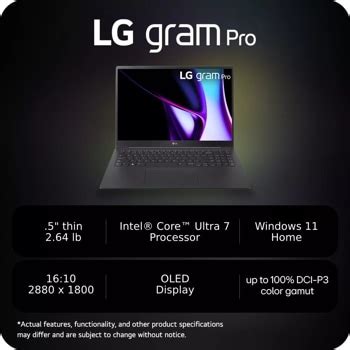 Lg Gram Oled Laptop Z Sp K Adb U Lg Usa