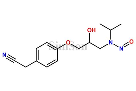 N Nitroso Atenolol EP Impurity H CAS No NA Simson Pharma Limited