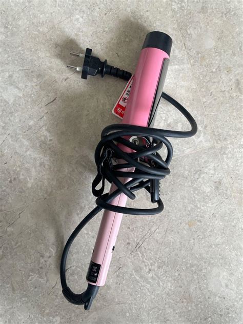 Vodana Korean Glam Wave Curling Iron Mm Natural Wave Pink Beauty