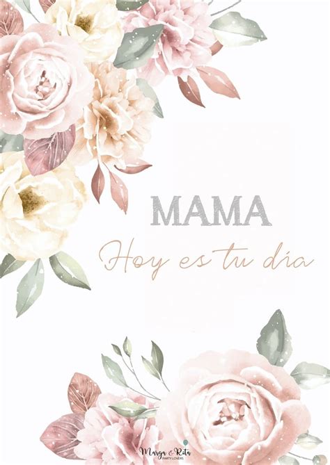 Gr Fica D A De La Madre Mom Cards Happy Mothers Day Banner Flower Frame