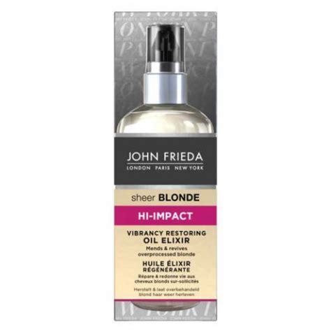 John Frieda Sheer Blonde Hi Impact Vibrancy Restoring Oil Elixir 100 Ml