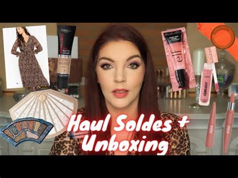 Haul Soldes Makeup Soin Mode Unboxing Colis PR YouTube