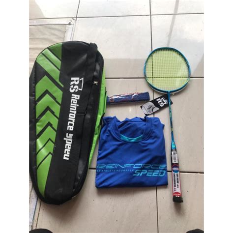 Raket Rs Reinforce Speed Iso Power Original Lengkap Shopee Indonesia