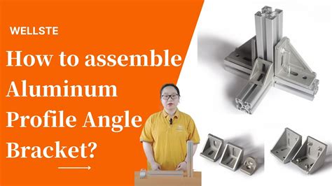 How To Assemble Aluminum Profile Angle Bracket YouTube