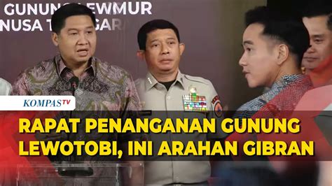 FULL Menteri PKP Maruarar BNPB Ungkap Arahan Wapres Gibran Usai Rapat