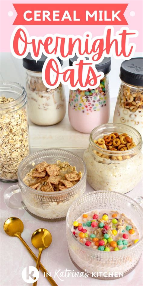 Cereal Milk Overnight Oats