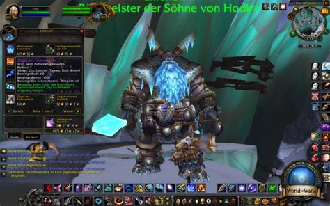 WoW WotLK Classic Eismammut der Söhne Hodirs Guide