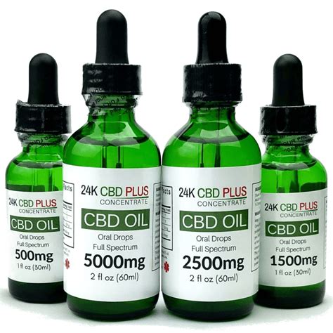 Full Spectrum Cbd Oil 24k Cbd Plus Full Spectrum Cbd Oil