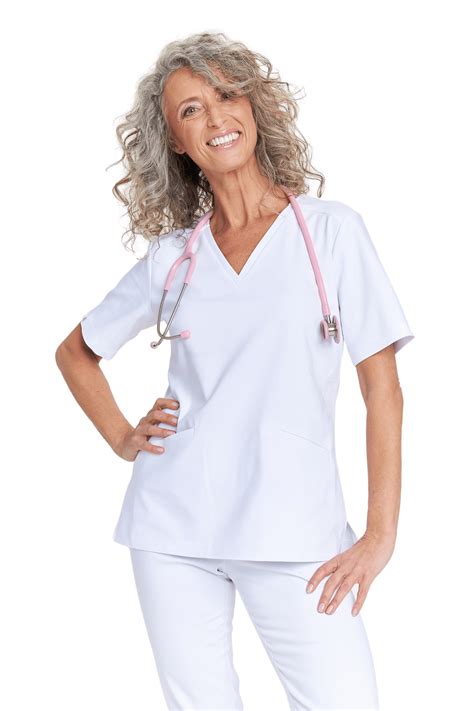 Women S Medical Blouse Scrubs Premium WHITE Good Price Online Store