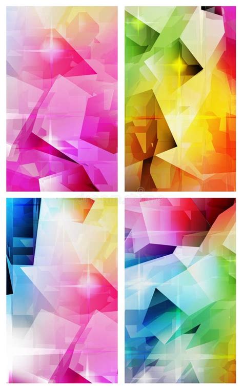 Fondos Abstractos Coloridos Stock de ilustración - Ilustración de ...