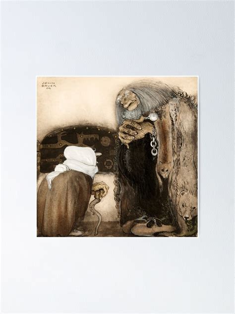 Two Trolls By John Bauer Poster For Sale By High Resolution