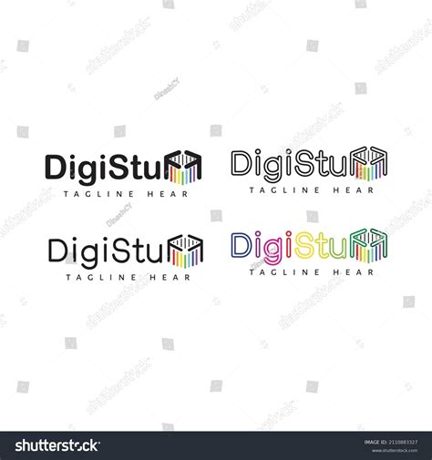 Digi Stuff Logo Social Media Concept Stock Vector (Royalty Free ...