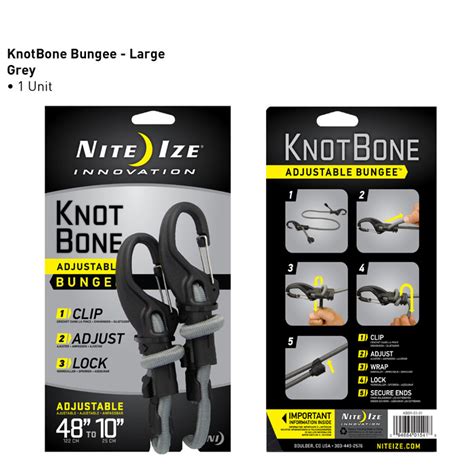 Nite-Ize KnotBone Adjustable Bungee No. 9 - Tactical Asia - Philippines