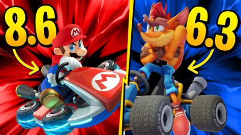 CRASH TEAM RACING VS MARIO KART 8 DELUXE LA CALIFICACIÓN MUNDIAL DE