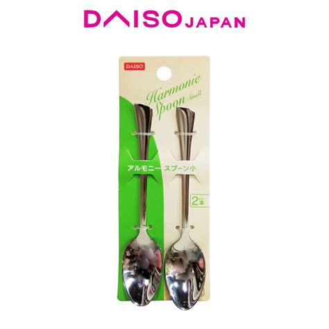 Daiso Stainless Steel Dessert Spoon 2 Pieces Shopee Philippines