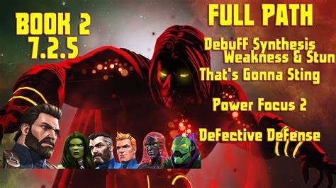 Mcoc Act 725 Full Path Debuff Synthesis Thats Gonna Sting Power Focus 2 Defective