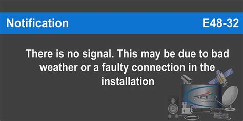 E48 32 Dstv Error Message How To Fix Signal Issues Cape Direct Connect