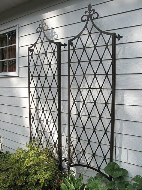 Garden Trellis Screening Garden Fence Panels Gates Iron Trellis Wall