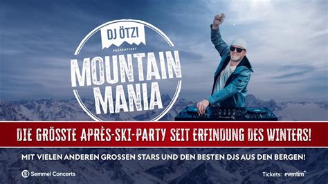 Dj Tzi Pr Sentiert Mountain Mania Apr S Ski Wie Nie Tourtrailer