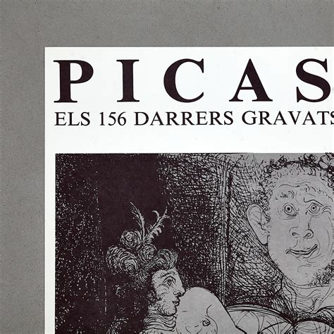 Poster Of The Exhibition Gaspar Room Engravings By Picasso Circa