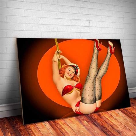 Placa Decorativa Pin Up Sensual Mdf 20x30cm Leroy Merlin