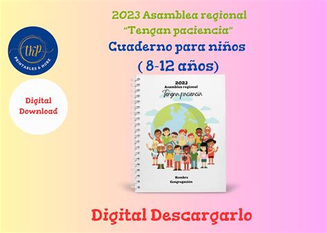 Asamblea 2023 tengan Paciencia Cuaderno Para Niños 8 12 Años Con Muchas