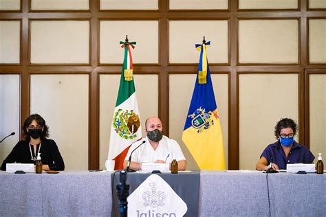 14 Julio 2021 El Gobernador Del Estado Enrique Alfaro Encabeza La Conferencia De Prensa Para