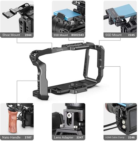 Smallrig Bmpcc 4k 6k Quick Release Camera Cage For Blackmagic Design