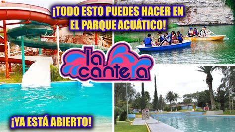 CONOCE EL PARQUE ACUÁTICO LA CANTERA EN TULA DE ALLENDE HGO CON AGUAS