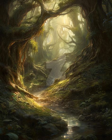 Ancient forest by Bouzuki on DeviantArt