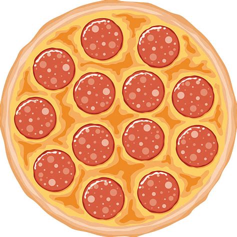 Whole Pepperoni Pizza Clip Art