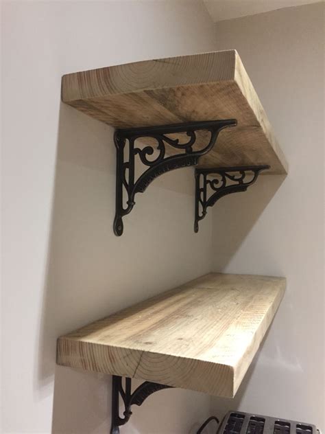 Scaffold Board Shelves Reclaimed Wood Shelves Wood Shelves Shelves