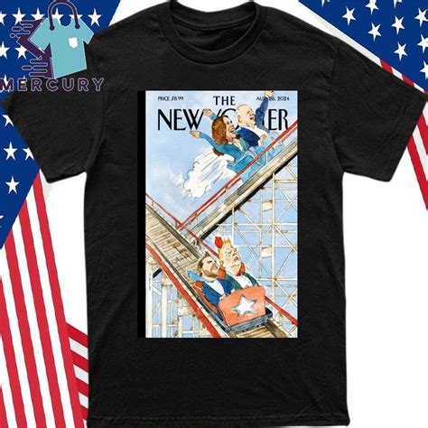 The New Yorker Aug 26 2024 Barry Blitts Roller Coaster Shirt