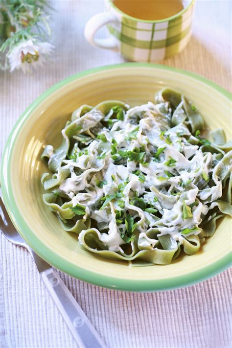 Spinach Pasta Ribbons Recipe Eat Smarter Usa