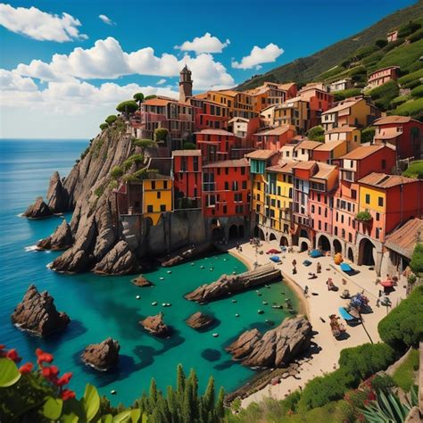 Premium Photo Colorful Village Vernazza In Cinque Terre National Park