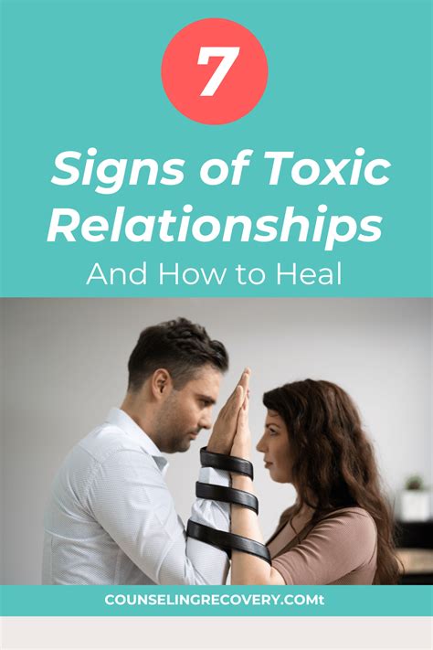 7 Signs Of A Toxic Relationship — Counseling Recovery Michelle Farris Lmft